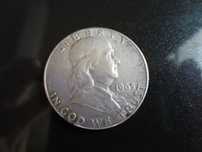 Dollar USA din argint Half Dollar anul 1963