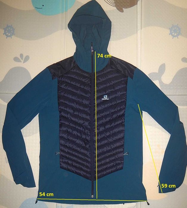 Geaca de puf Salomon Haloes Hybrid 700. Marimea L-Men.