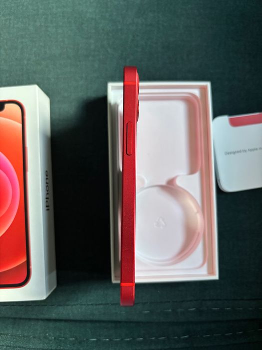 iPhone 12 mini, red, 64 GB, отлично състояние