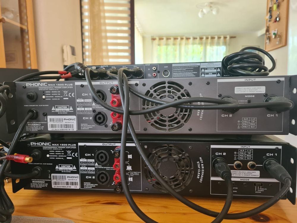 Професионален усилвател Phonic MAX 1500 PLUS
