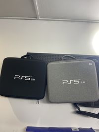 Сумка кейс PS5 slim и fat standart черный и серый