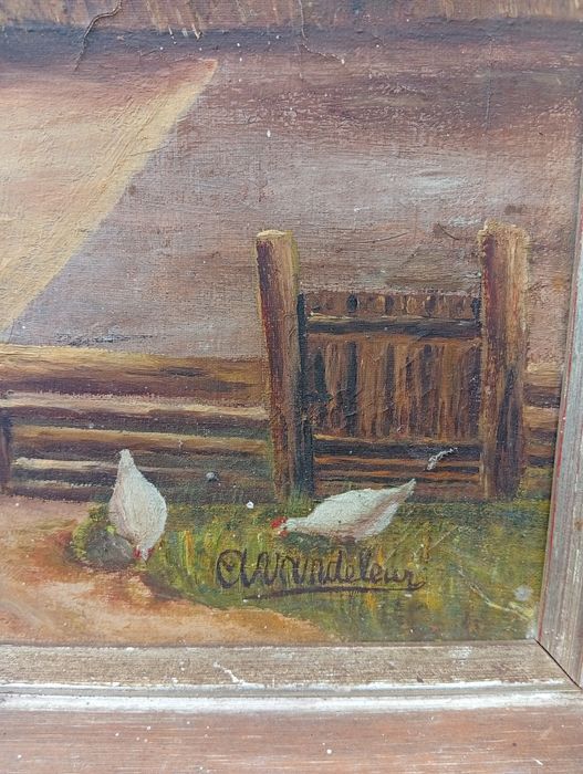 Tablou vechi în ulei