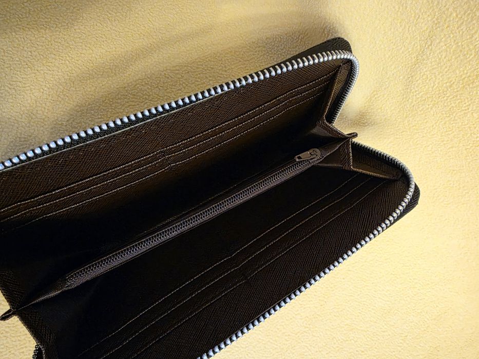 Portofel textil cu fermoar