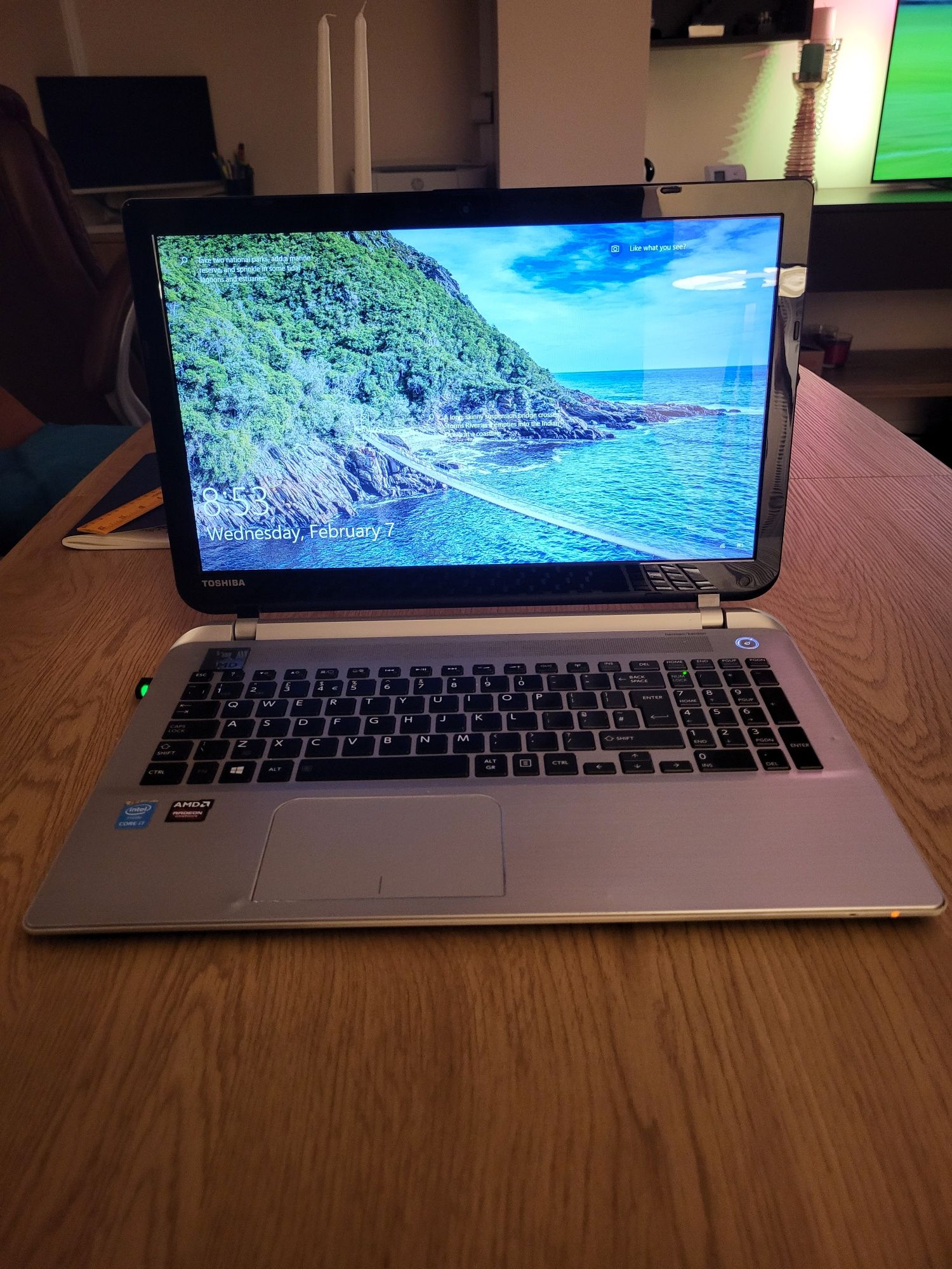 Laptop Toshiba S50-B 15.6 / Intel i7 / 16GB / SSD
