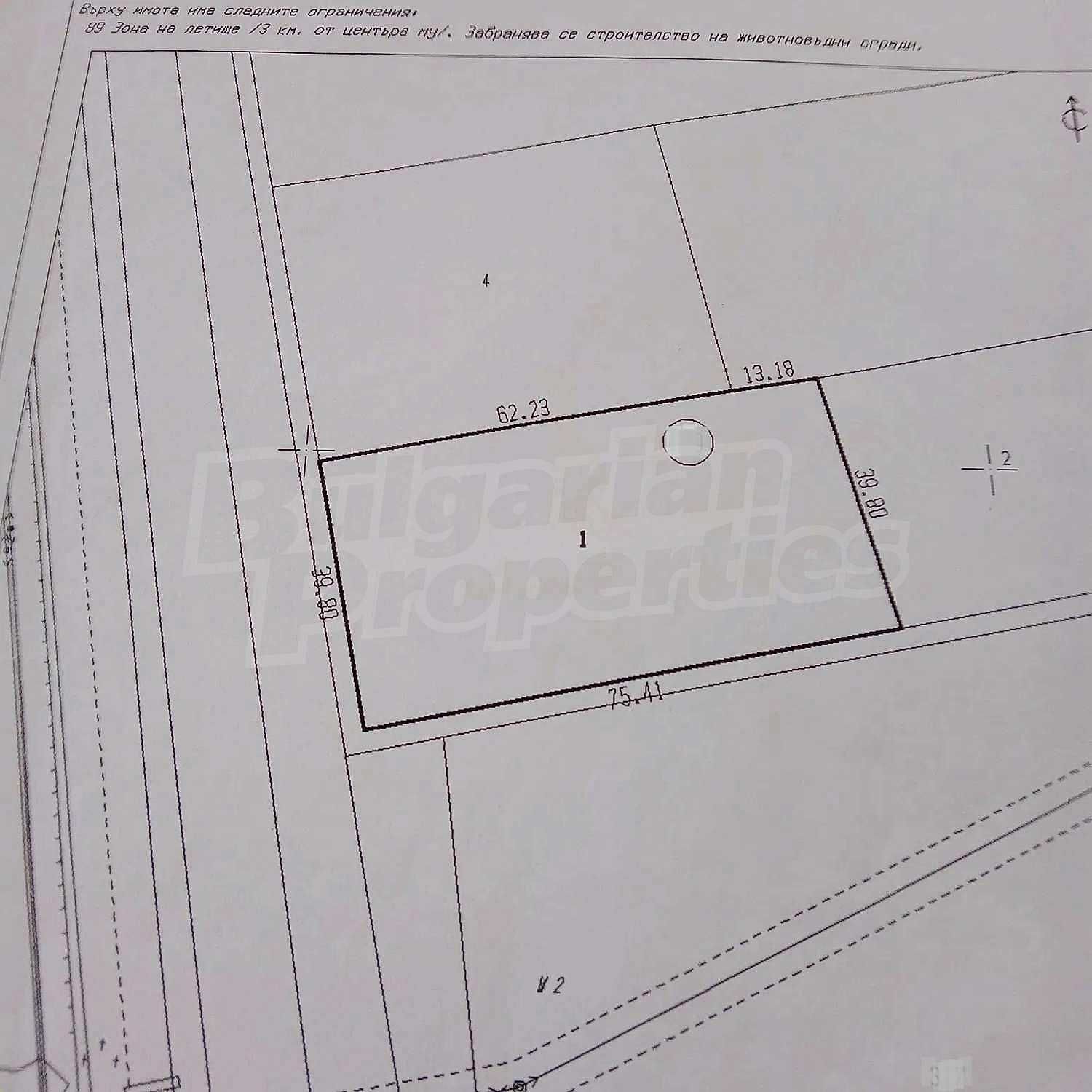 Продавам парцел 3дка,с 40м.лице на главната на входа на Ст.Загора.