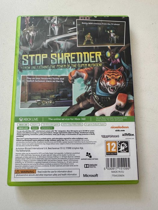 Teenage Mutant Ninja Turtles: Danger of the Ooze за Xbox 360