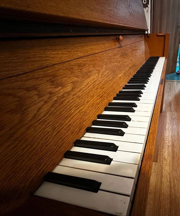 pian rustic cu pedale