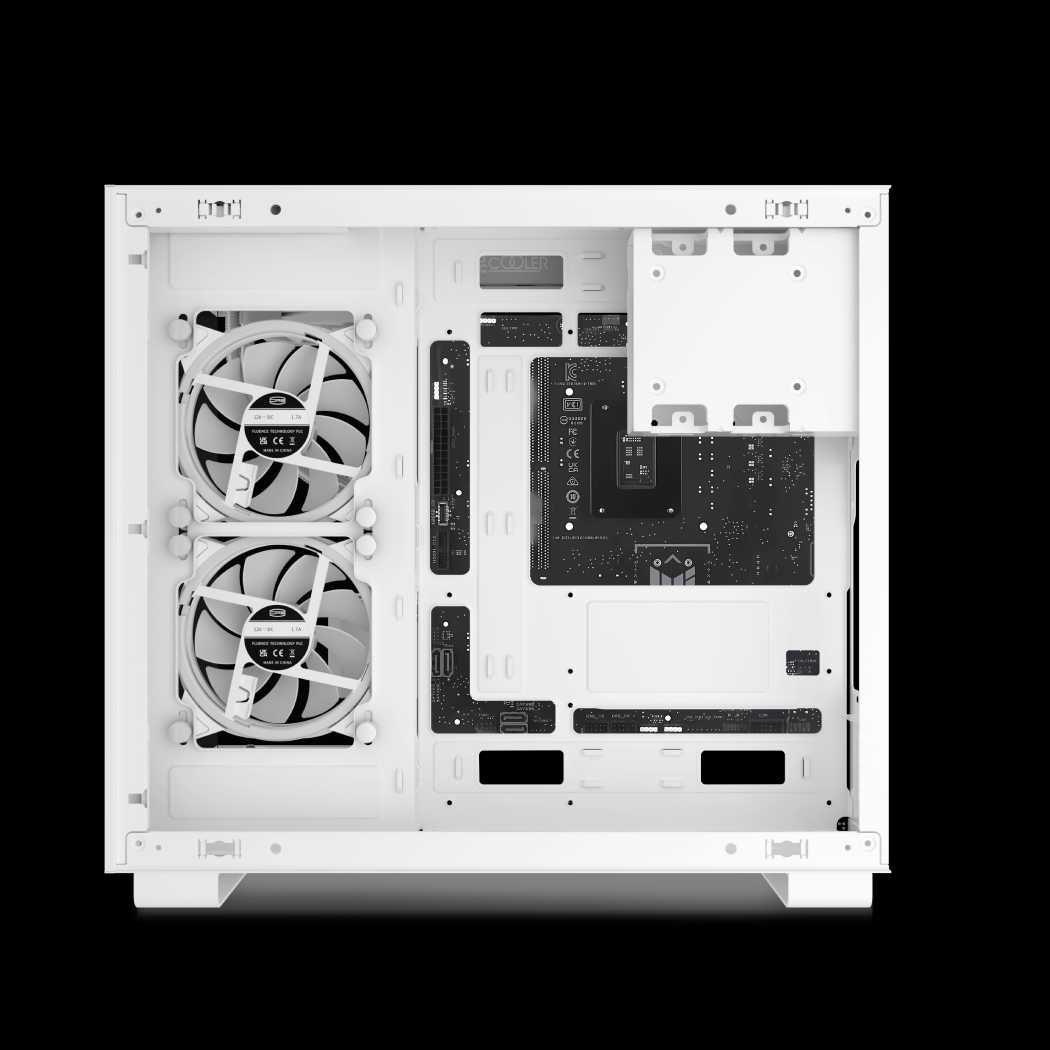 Корпус PCCooler C3 T500 ARGB WH, Midi Tower, белый