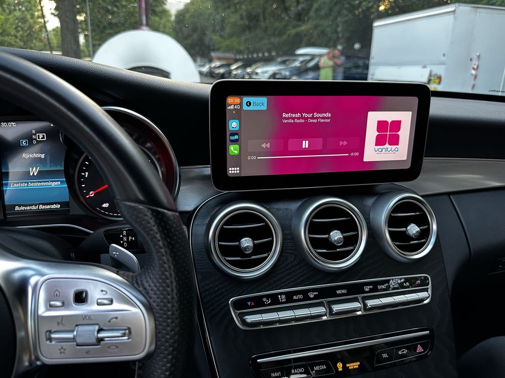 Activare Apple Carplay Android Auto Mercedes C Class w205 & GLC x253