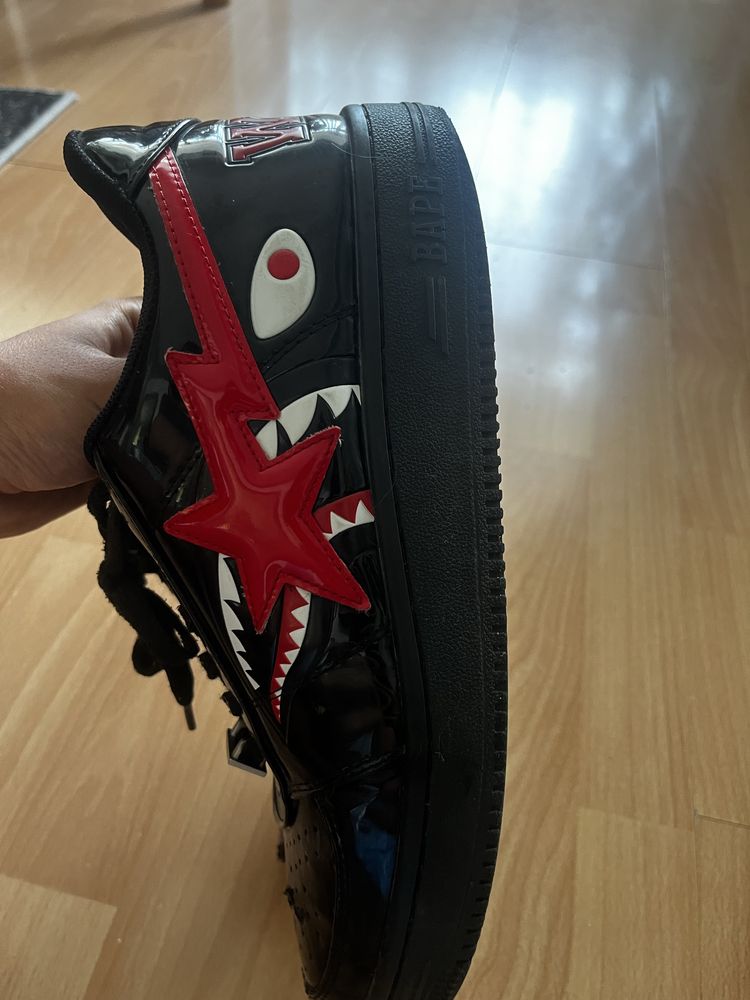 bape sta Low shark Black