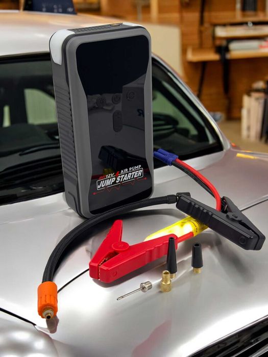 Автомобильный Power Bank – Пусковое устройство и воздушный компрессор