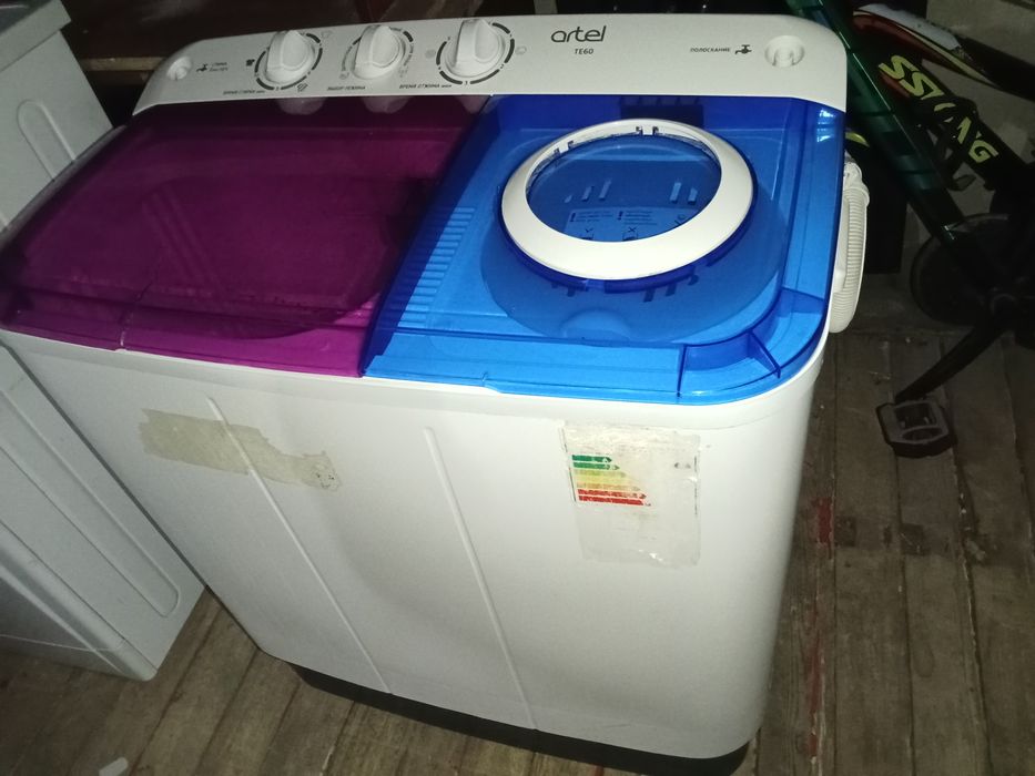 Продается полуавтомат артел 6кг стиральная машина