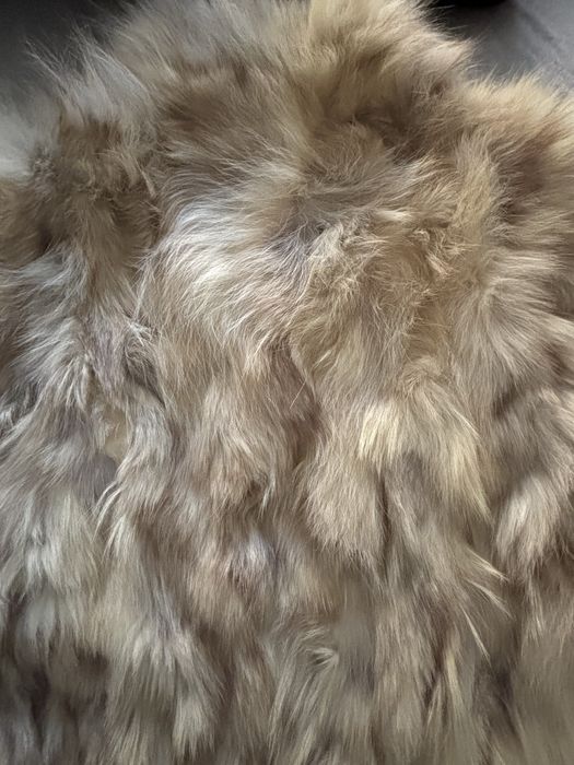 Кожено палто от лисица