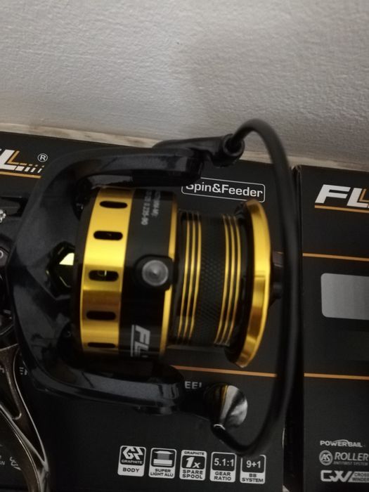 Set 2 Mulinete FL Strategist Feeder 6000 9+1 Rulmenti