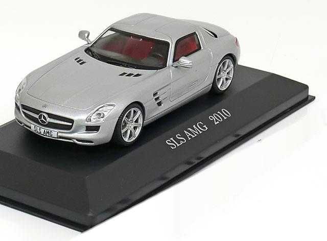 Mercedes benz sls amg 2010 метална количка 1/43