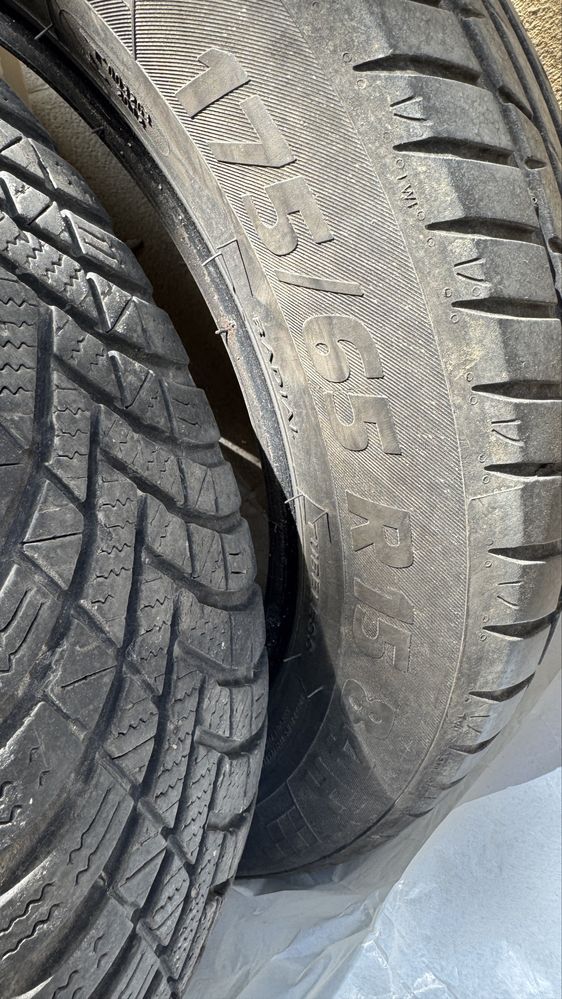 2 anvelope  iarna hankook 175x65 iarna dot 2022