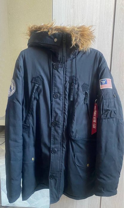 Зимний пуховик alpha industries