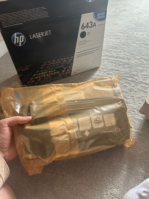 Cartus Toner HP 643A (Q5950A), negru (black), original, 11.000 pagini