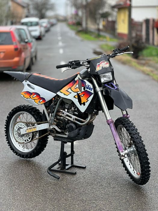 Vând KTM 400 lc4/Stare bună/1700€neg Am Acte de Germania !