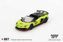 Macheta Lamborghini Aventador SVJ 63 Roadster 2022 (LHD) 1:64 MIniGT