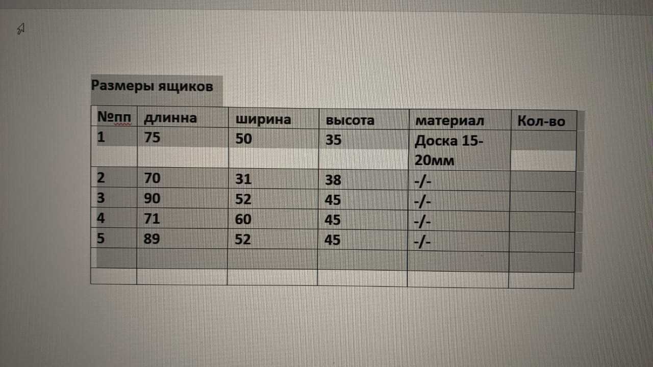 ящики деревянные