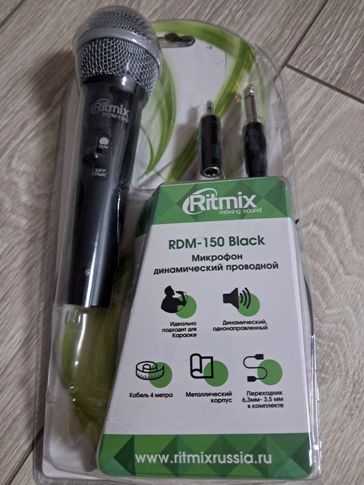 Микрофон для караоке 4 метра.