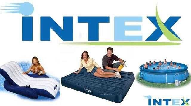 Надувные матрасы INTEX 152 х 203 х 25  ( бежевый )