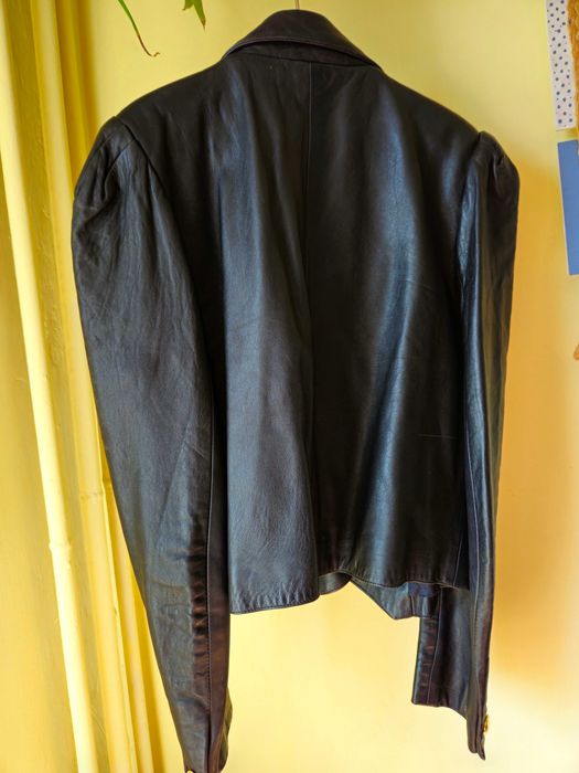 Късо яке, естествена кожа