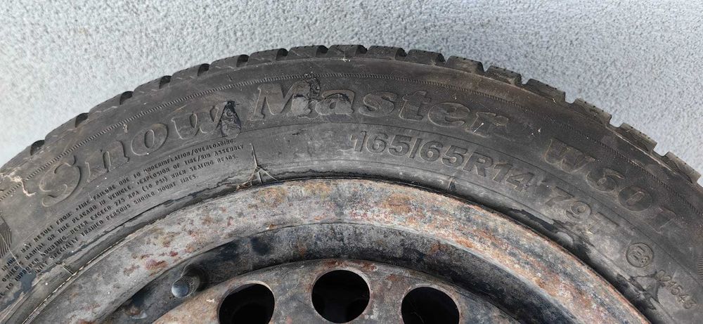 Vand jante 14 opel + cauciuc de iarna