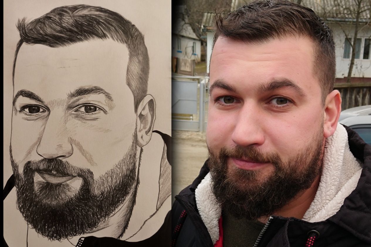 Portrete în creion/Cadouri