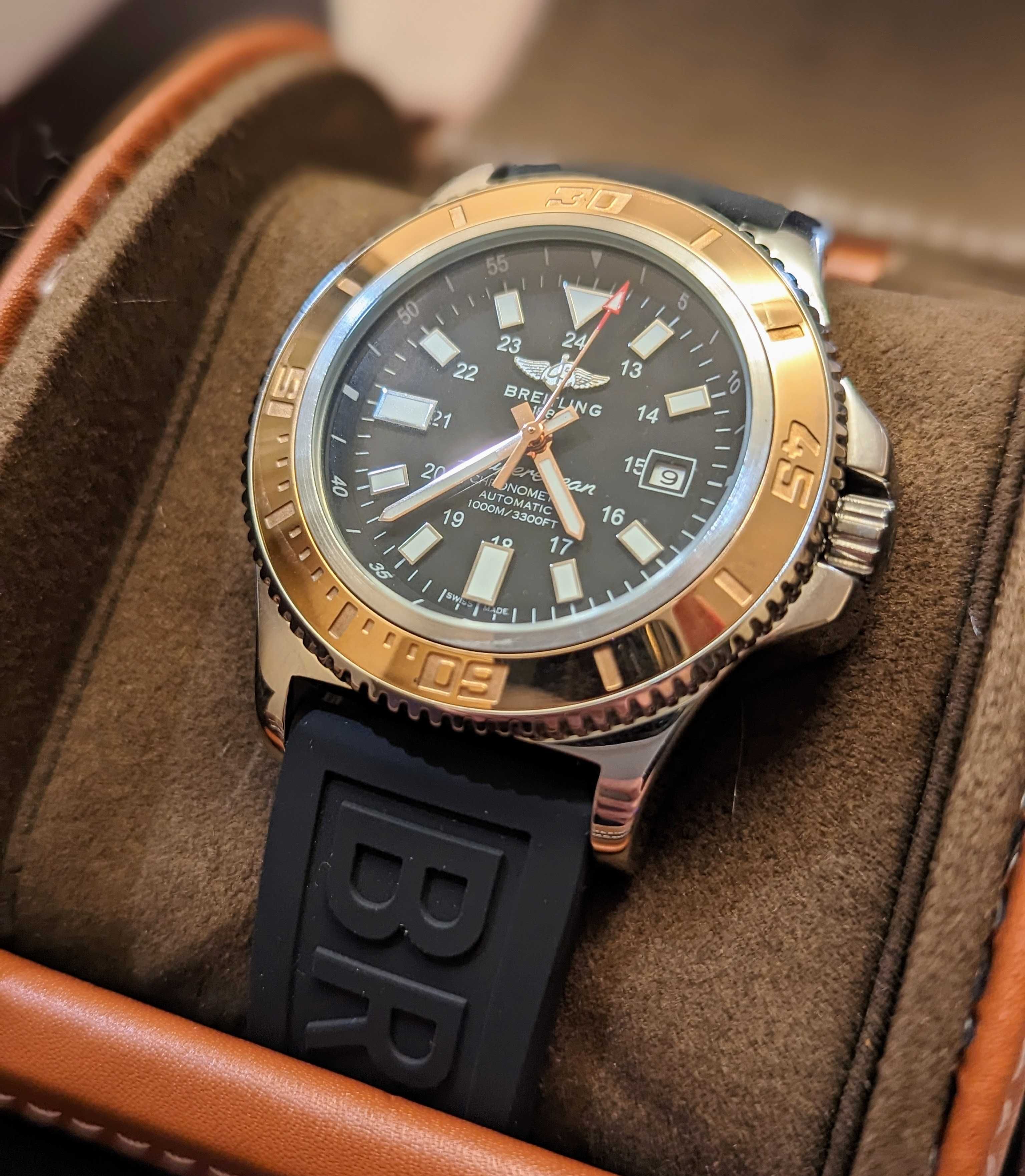 Мъжки часовник Breitling Superocean II с автоматичен механизъм