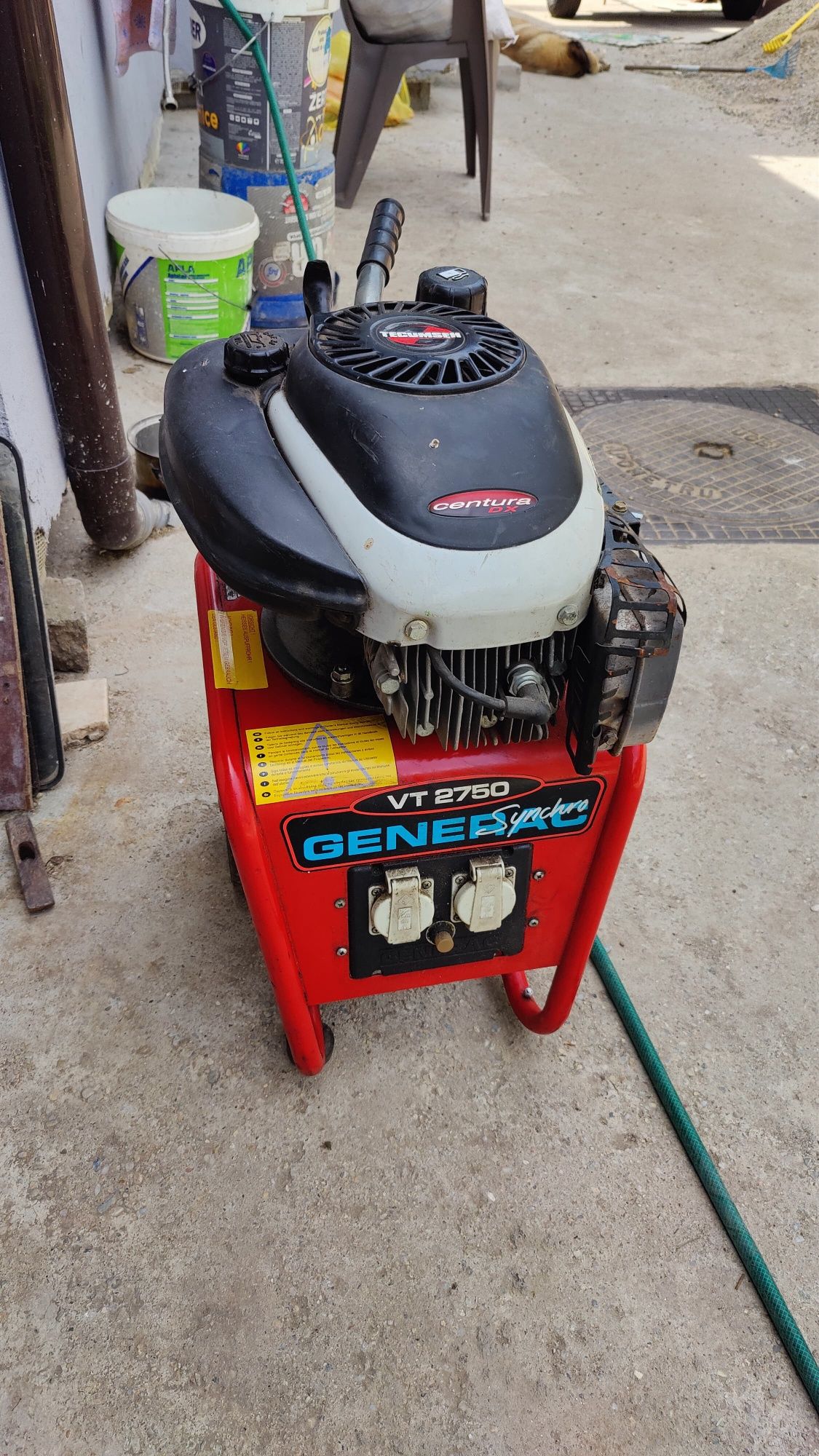 Generator GENERAC motor benzina TECUMSEH 2CP duce bormasina betoniera