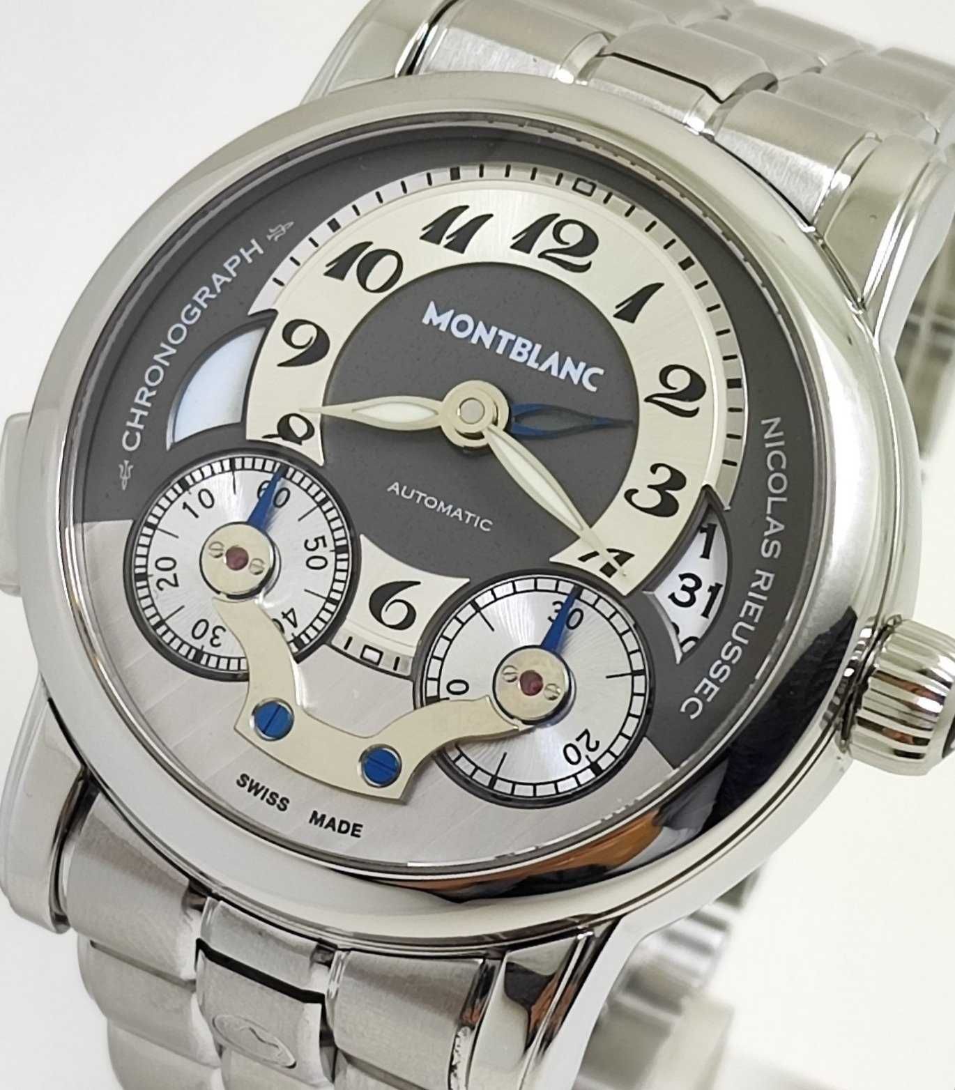 Montblanc Nicolas Rieussec GMT Mono-Pusher Chronograph - като НОВ!