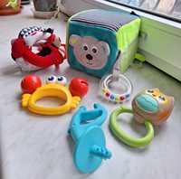 Set Jucării senzoriale Montessori bebelusi
-Canpol - cub senzorial de