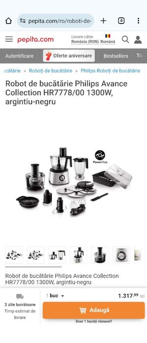 Vand robot de bucatarie Philips