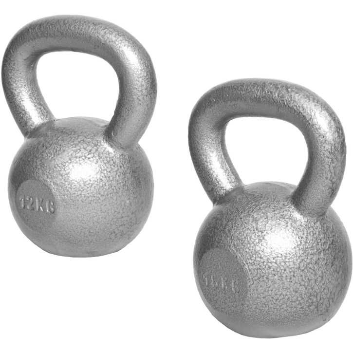 Kettlebell de fier/acoperit cu cauciuc: diferite KG