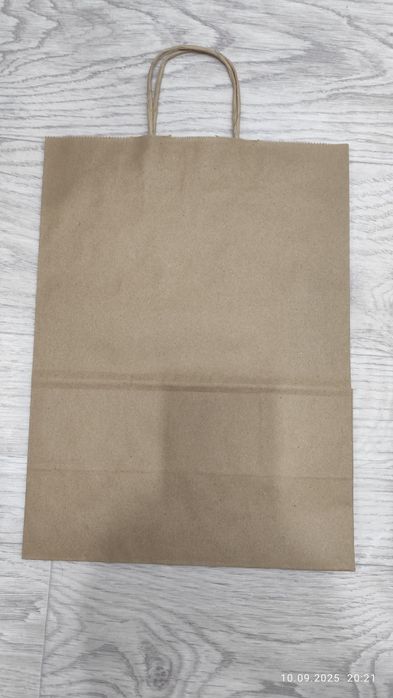 Новые подарочные крафт пакеты