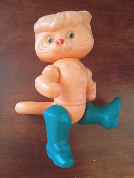 Игрушка Кот в сапогах,винтаж СССР 20 см