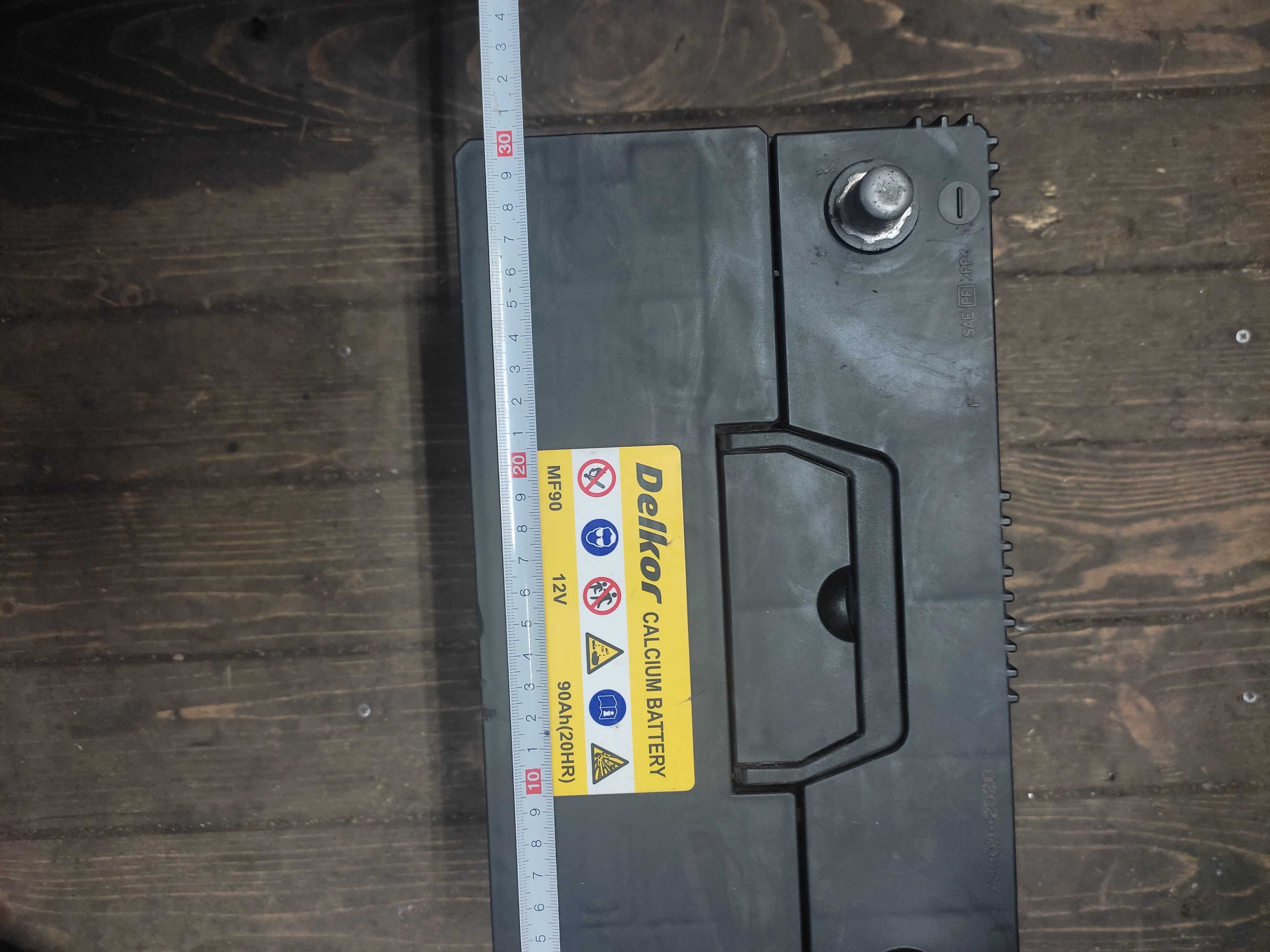 Акумулатор 12V/90Ah, обратен плюс