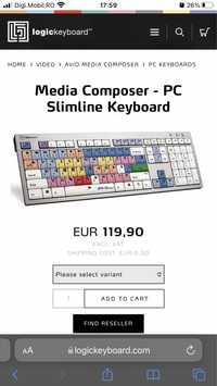 Logickeyboard avid tastatura edit