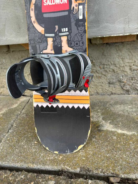 Placa snowboard Salomon Junior 125cm +legaturi Crazy Creek