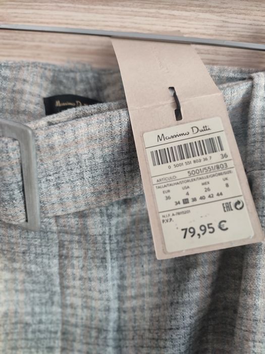 Pantaloni damă office din lână Massimo Dutti,super preț!!!
