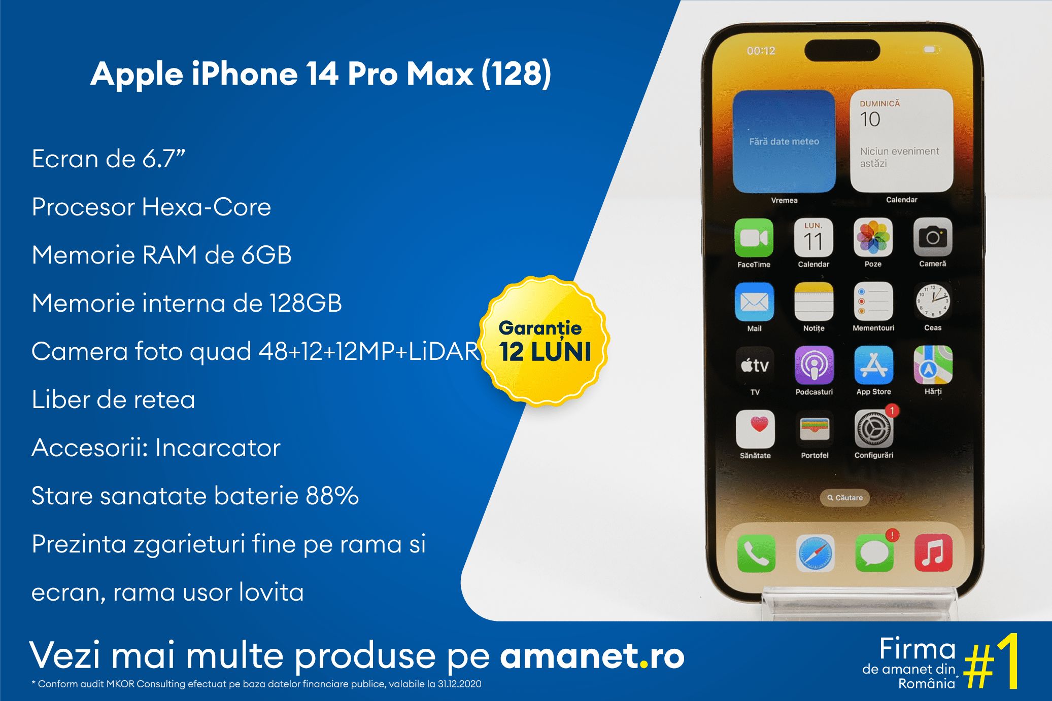 Apple iPhone 14 Pro Max (128) - BSG Amanet & Exchange