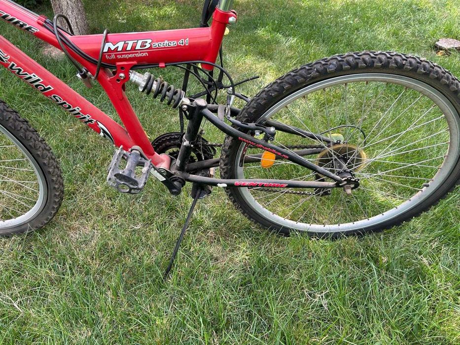 Bicicleta 24", 18 viteze, full suspension