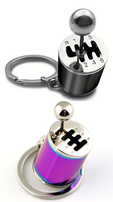 Breloc schimbător viteze FUNCȚIONAL. Cromat, indestructibil