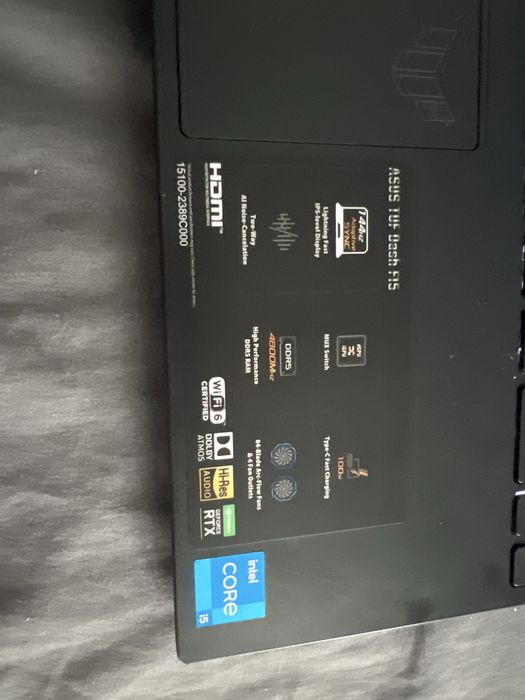 ASUS TUF Dash F15 – i5-12450H / RTX 3050 / 24GB RAM / 1.4TB SSD