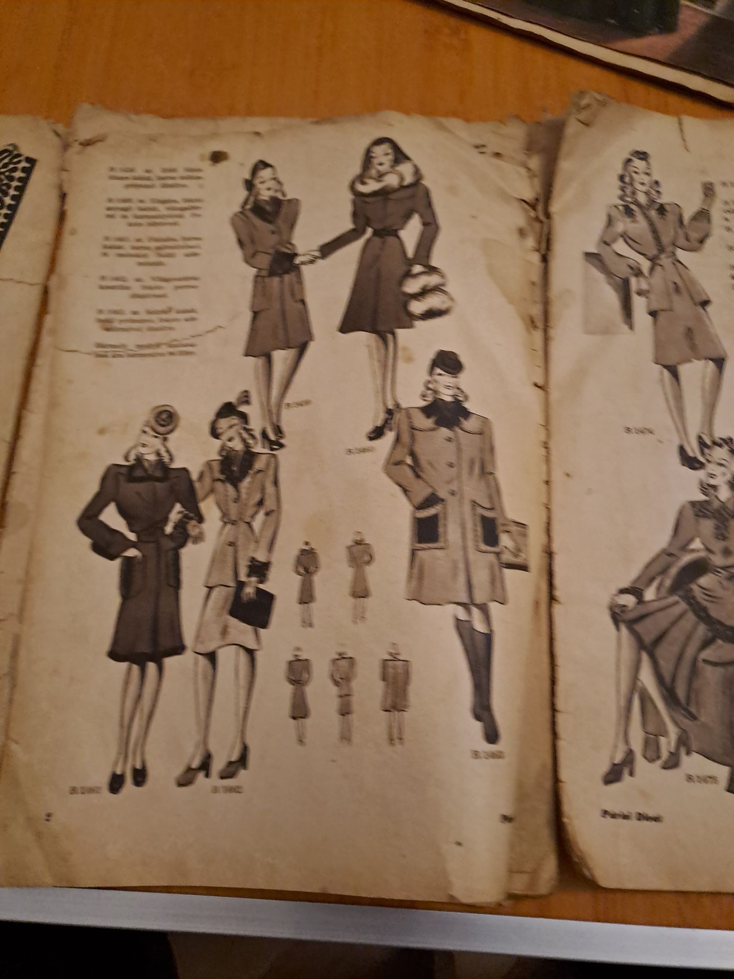 Reviste vintage moda 1942 în limba maghiara