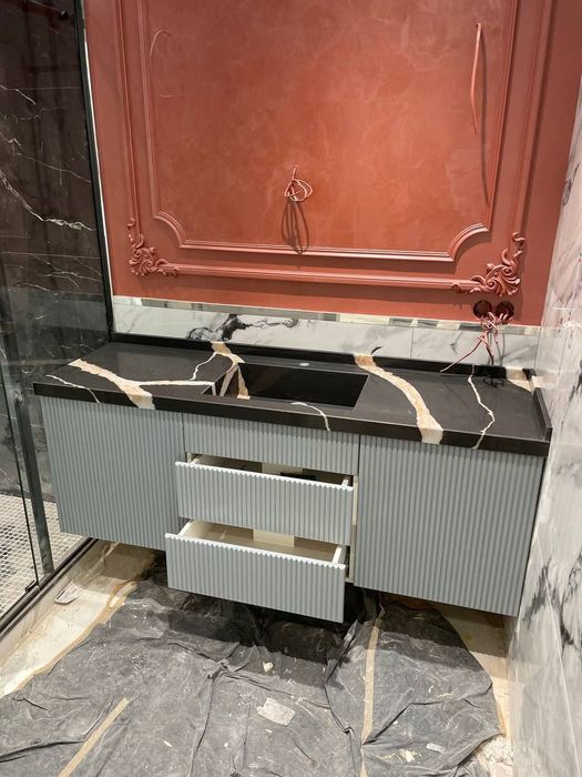 Столешницы Для Кухонь Фартуки Острова из Кварца Мрамора Акрила Гранита