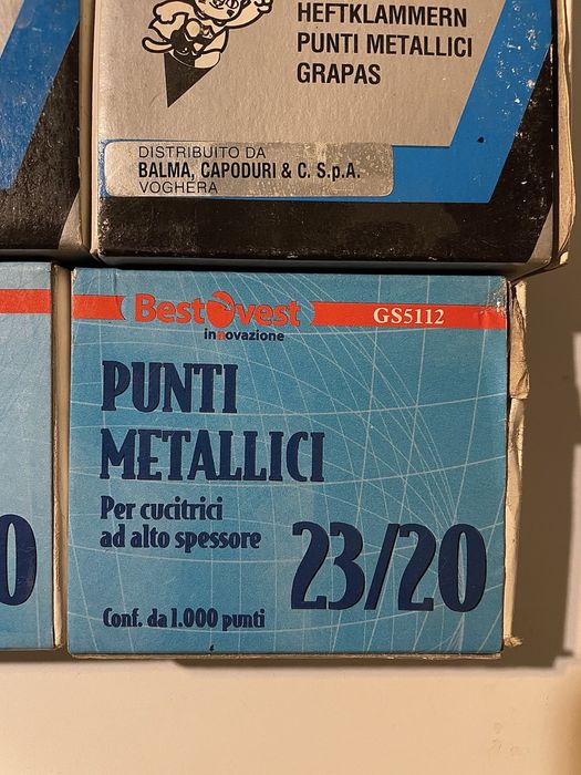 Capse diferite marimi made in Italy