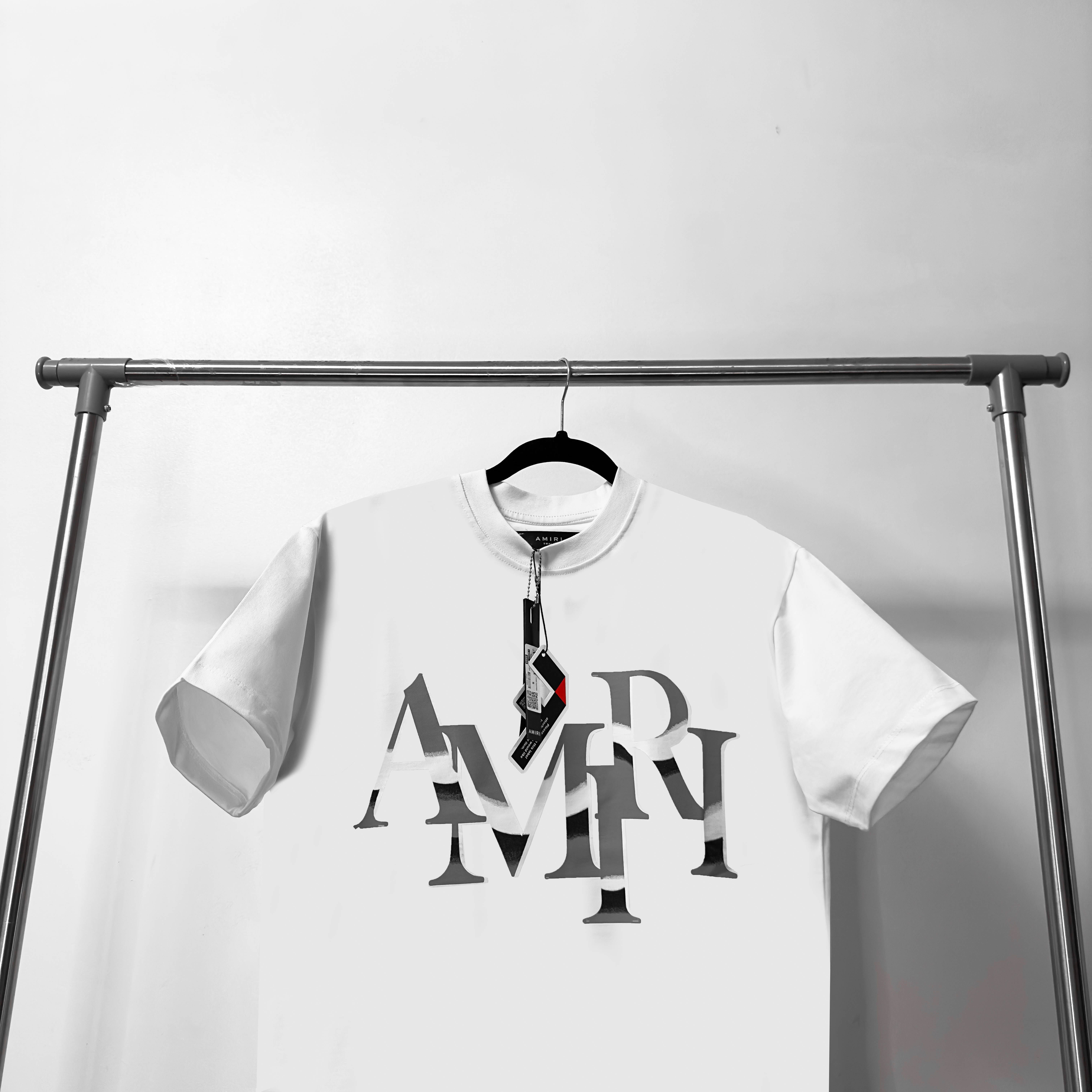 Tricou Amiri Black/White Premium by Outletio